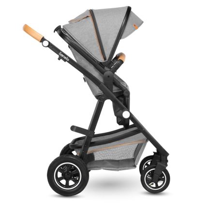 Lionelo - 2-in-1 Combination Stroller AMBER Grey Stone