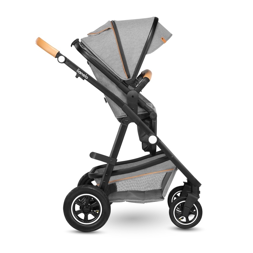 Lionelo - 2-in-1 Combination Stroller AMBER Grey Stone