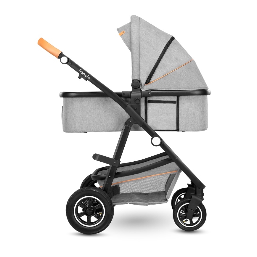 Lionelo - 2-in-1 Combination Stroller AMBER Grey Stone