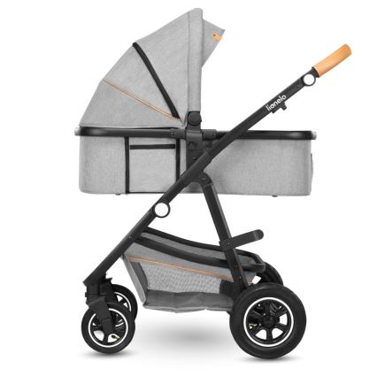 Lionelo - 2-in-1 Combination Stroller AMBER Grey Stone