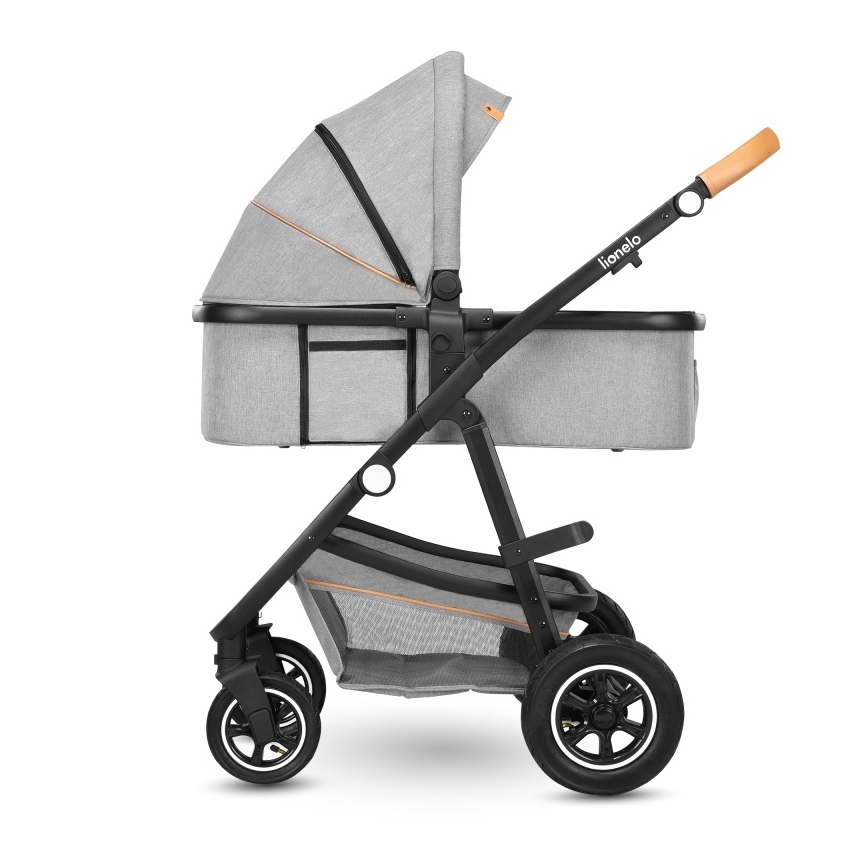 Lionelo - 2-in-1 Combination Stroller AMBER Grey Stone
