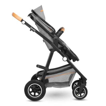 Lionelo - 2-in-1 Combination Stroller AMBER Grey Stone