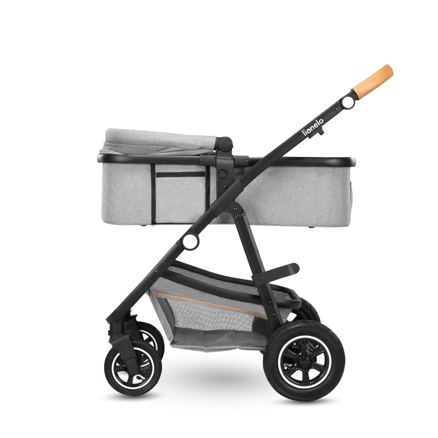 Lionelo - 2-in-1 Combination Stroller AMBER Grey Stone