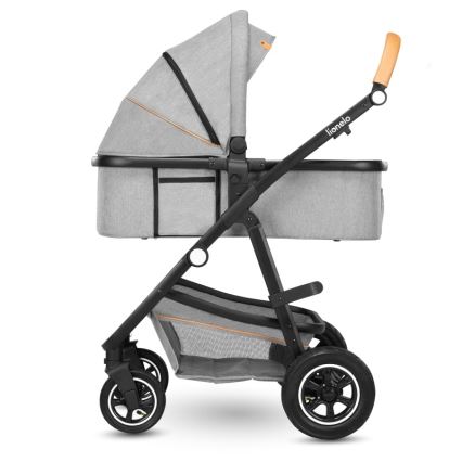 Lionelo - 2-in-1 Combination Stroller AMBER Grey Stone