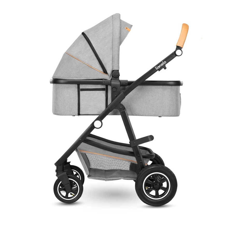 Lionelo - 2-in-1 Combination Stroller AMBER Grey Stone