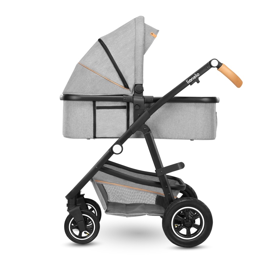 Lionelo - 2-in-1 Combination Stroller AMBER Grey Stone