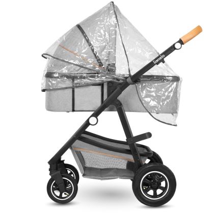 Lionelo - 2-in-1 Combination Stroller AMBER Grey Stone