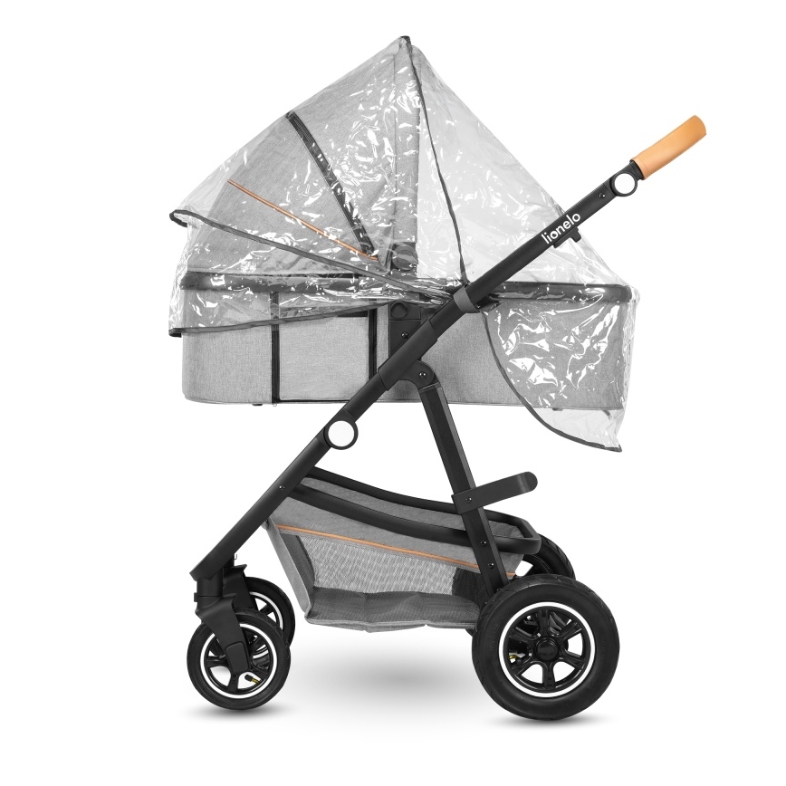 Lionelo - 2-in-1 Combination Stroller AMBER Grey Stone