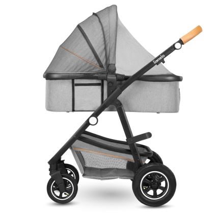 Lionelo - 2-in-1 Combination Stroller AMBER Grey Stone