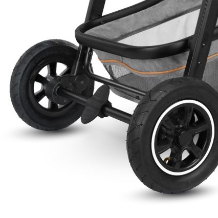 Lionelo - 2-in-1 Combination Stroller AMBER Grey Stone