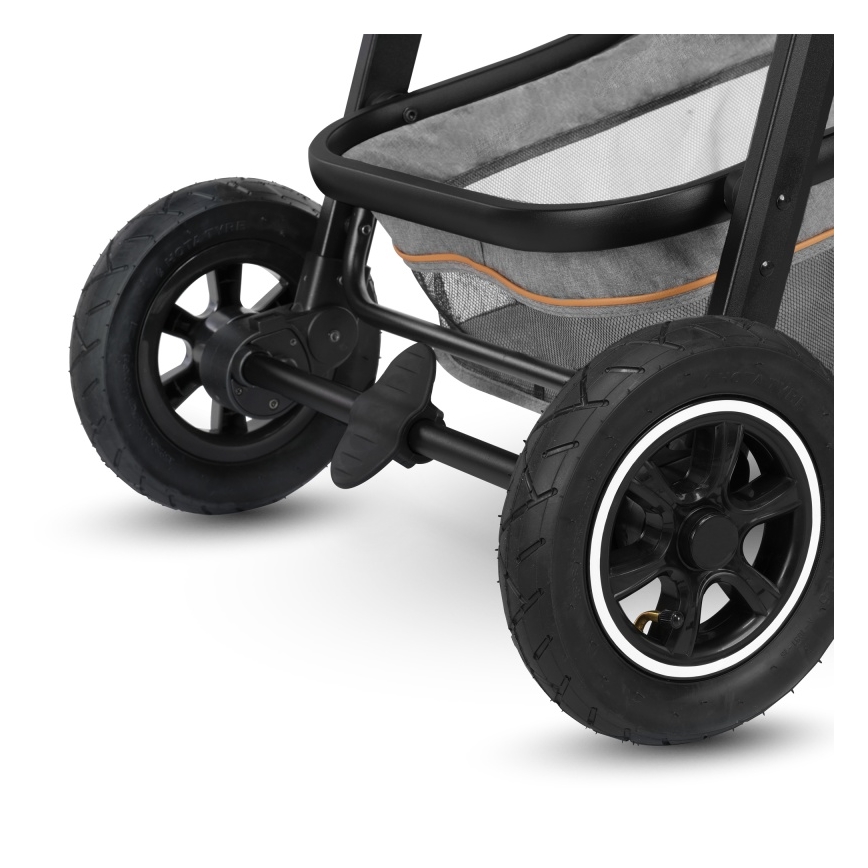 Lionelo - 2-in-1 Combination Stroller AMBER Grey Stone