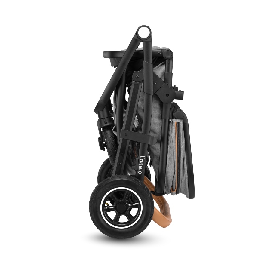 Lionelo - 2-in-1 Combination Stroller AMBER Grey Stone