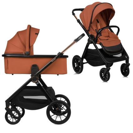 Lionelo - 2-in-1 Combination Stroller LAYLA Brown Rust