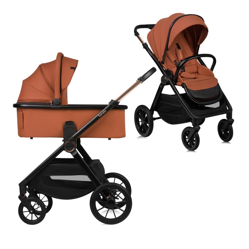 Lionelo - 2-in-1 Combination Stroller LAYLA Brown Rust