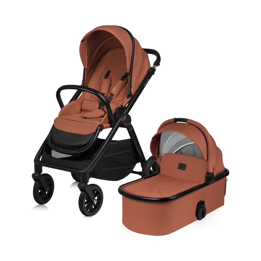 Lionelo - 2-in-1 Combination Stroller LAYLA Brown Rust