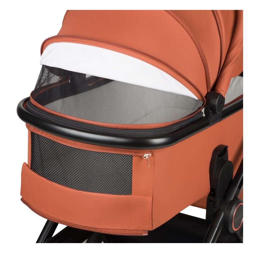 Lionelo - 2-in-1 Combination Stroller LAYLA Brown Rust