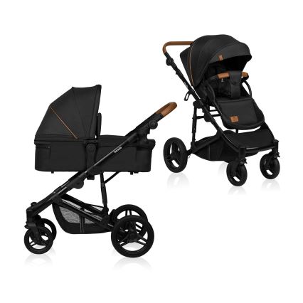 Lionelo - 2-in-1 Combination Stroller MARI TOUR Black Onyx