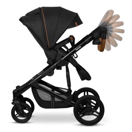 Lionelo - 2-in-1 Combination Stroller MARI TOUR Black Onyx