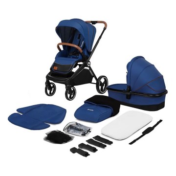 Lionelo - 2-in-1 Combination Stroller MIKA Blue Navy