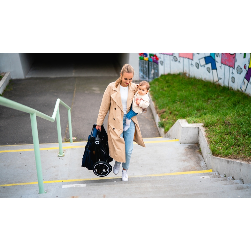 Lionelo - 2-in-1 Combination Stroller MIKA Blue Navy