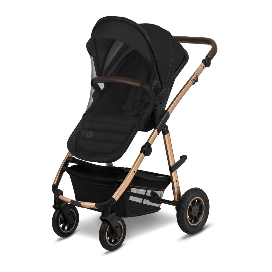 Lionelo - 2-in-1 Convertible Stroller AMBER Black Onyx