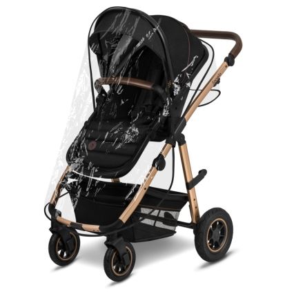 Lionelo - 2-in-1 Convertible Stroller AMBER Black Onyx
