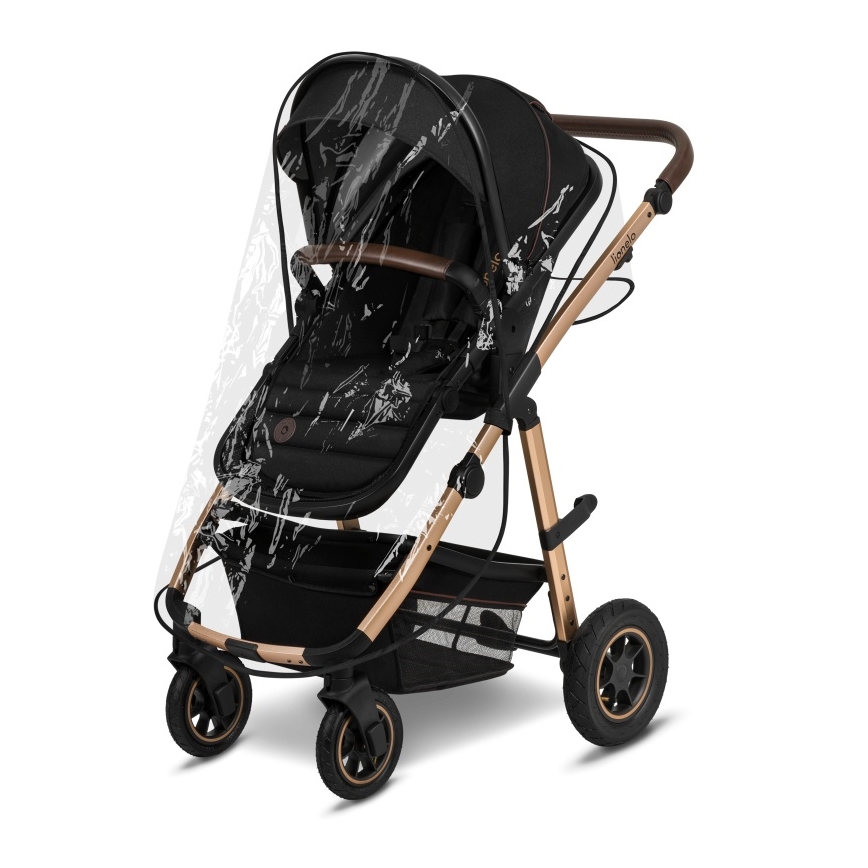 Lionelo - 2-in-1 Convertible Stroller AMBER Black Onyx