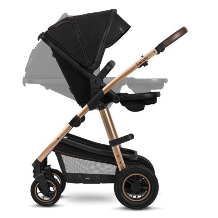Lionelo - 2-in-1 Convertible Stroller AMBER Black Onyx