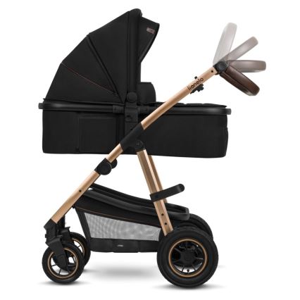 Lionelo - 2-in-1 Convertible Stroller AMBER Black Onyx