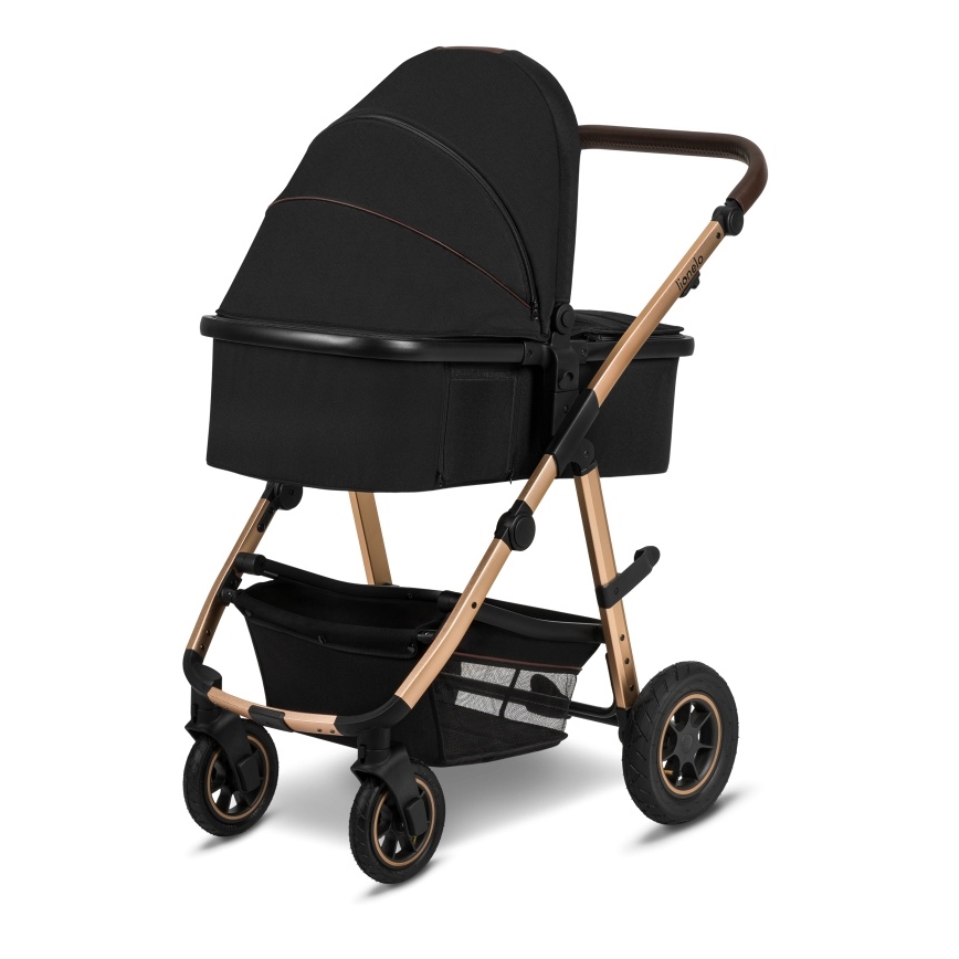Lionelo - 2-in-1 Convertible Stroller AMBER Black Onyx