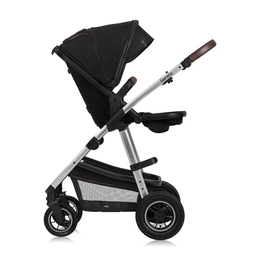 Lionelo - 3-in-1 AMBER Combination Stroller Black Silver