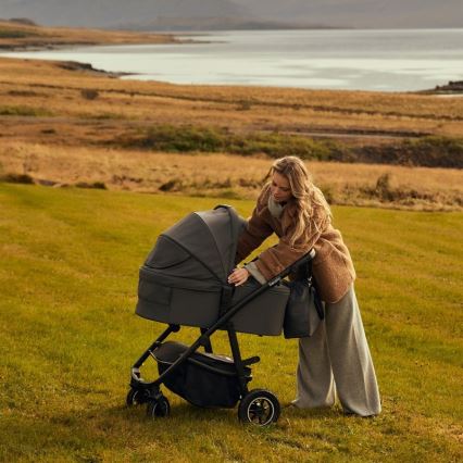 Lionelo - 3-in-1 AMBER PLUS combination stroller Grey Graphite