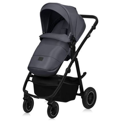 Lionelo - 3-in-1 AMBER PLUS combination stroller Grey Graphite