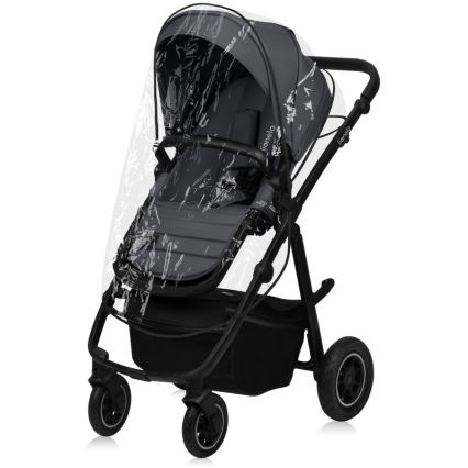 Lionelo - 3-in-1 AMBER PLUS combination stroller Grey Graphite