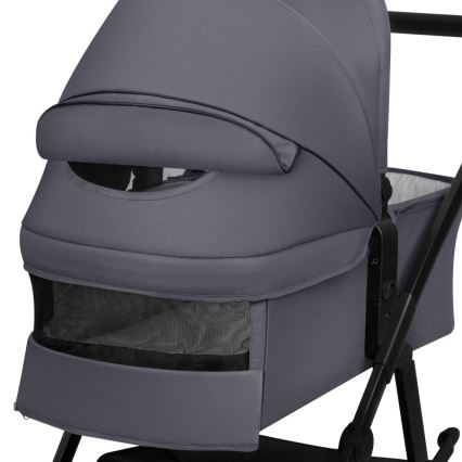 Lionelo - 3-in-1 AMBER PLUS combination stroller Grey Graphite