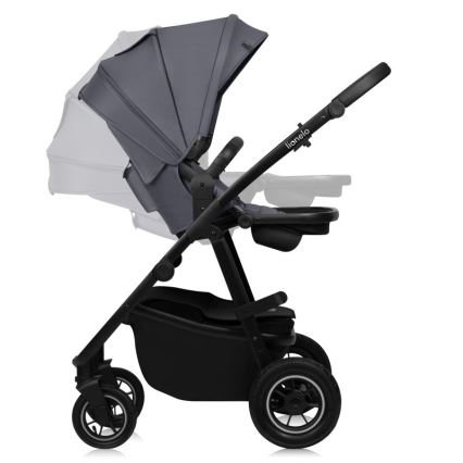 Lionelo - 3-in-1 AMBER PLUS combination stroller Grey Graphite