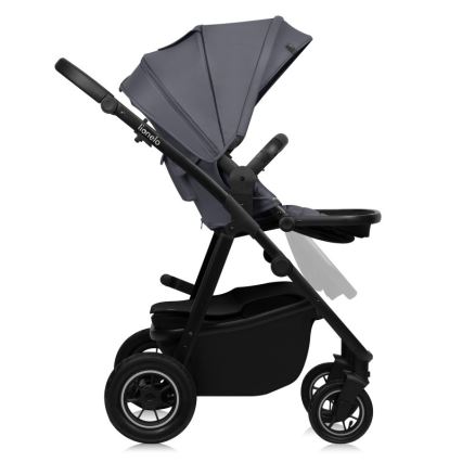 Lionelo - 3-in-1 AMBER PLUS combination stroller Grey Graphite