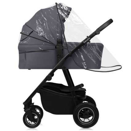 Lionelo - 3-in-1 AMBER PLUS combination stroller Grey Graphite