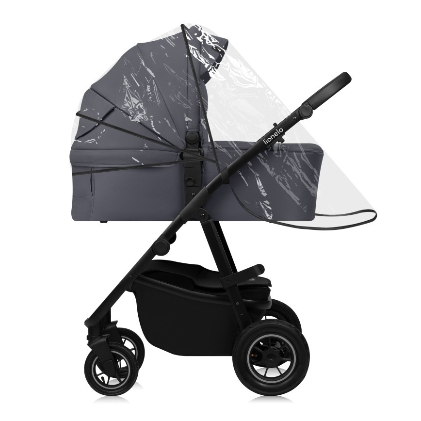 Lionelo - 3-in-1 AMBER PLUS combination stroller Grey Graphite
