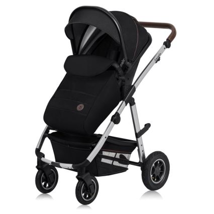 Lionelo - 3-in-1 Combination Stroller AMBER Black Silver