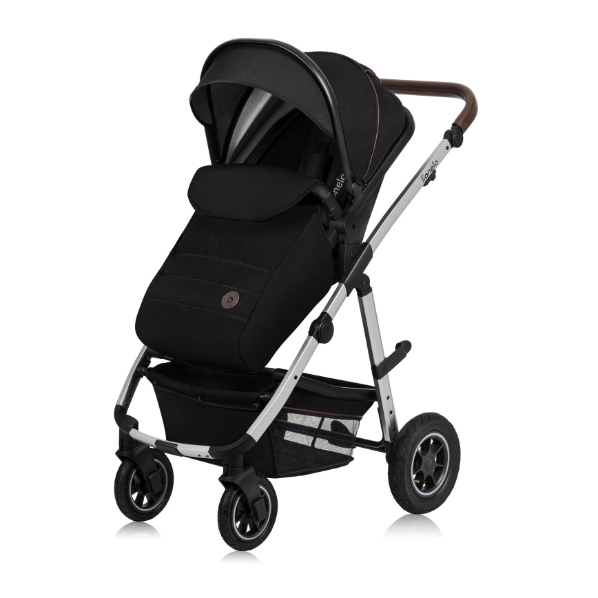 Lionelo - 3-in-1 Combination Stroller AMBER Black Silver