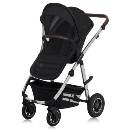 Lionelo - 3-in-1 Combination Stroller AMBER Black Silver