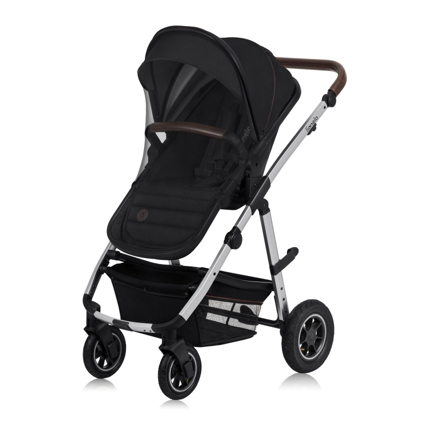 Lionelo - 3-in-1 Combination Stroller AMBER Black Silver
