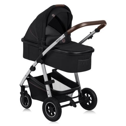 Lionelo - 3-in-1 Combination Stroller AMBER Black Silver