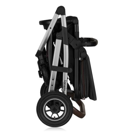 Lionelo - 3-in-1 Combination Stroller AMBER Black Silver