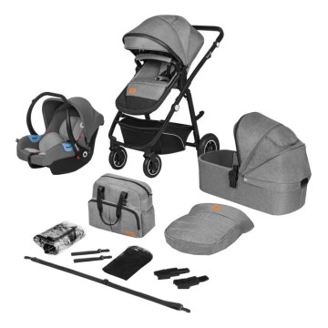 Lionelo - 3-in-1 Combination Stroller BIANKA Grey Stone