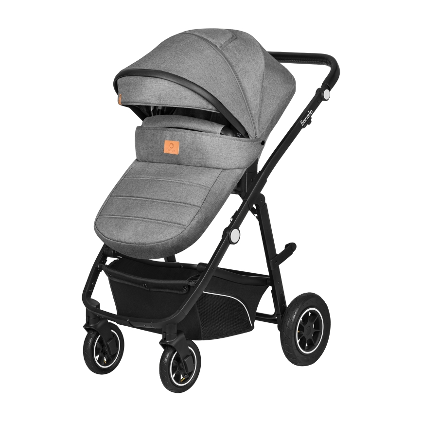 Lionelo - 3-in-1 Combination Stroller BIANKA Grey Stone