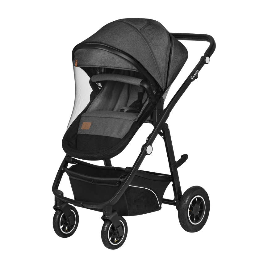 Lionelo - 3-in-1 Combination Stroller BIANKA Grey Stone
