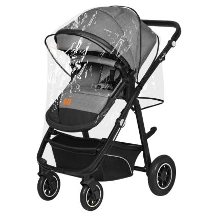 Lionelo - 3-in-1 Combination Stroller BIANKA Grey Stone