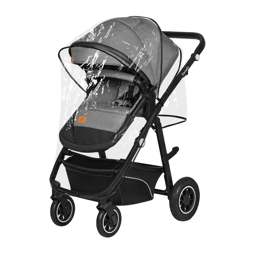 Lionelo - 3-in-1 Combination Stroller BIANKA Grey Stone